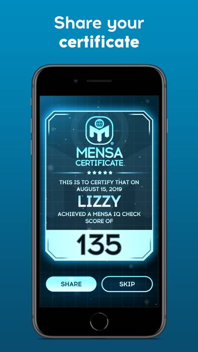 Mensa IQ Check Captura de pantalla de la aplicación #5