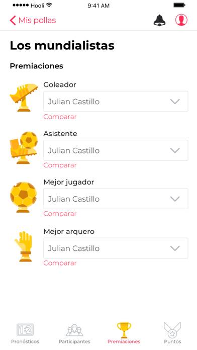 Quinielaya Captura de pantalla de la aplicación