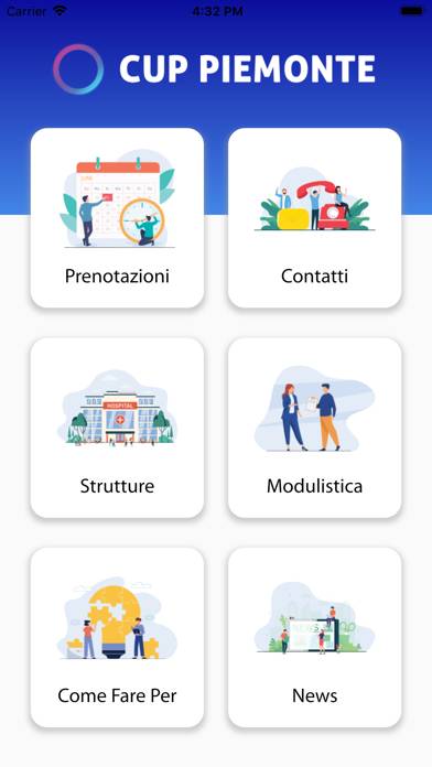 CUP Piemonte Schermata dell'app #1