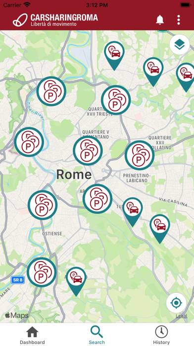 Car Sharing Roma Schermata dell'app #3