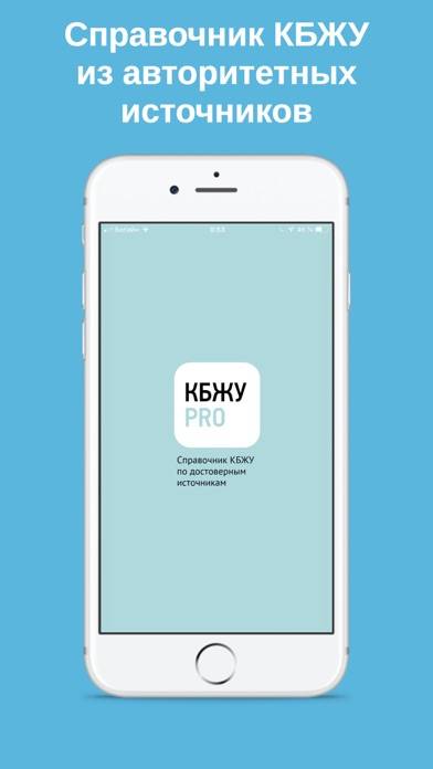 КБЖУ Pro Скриншот приложения #1