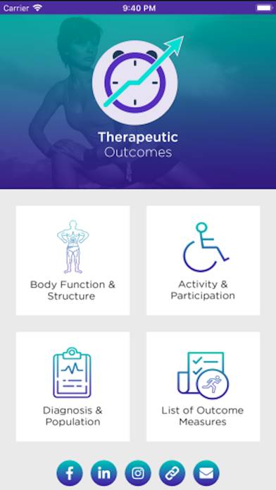 Therapeutic Outcomes screenshot