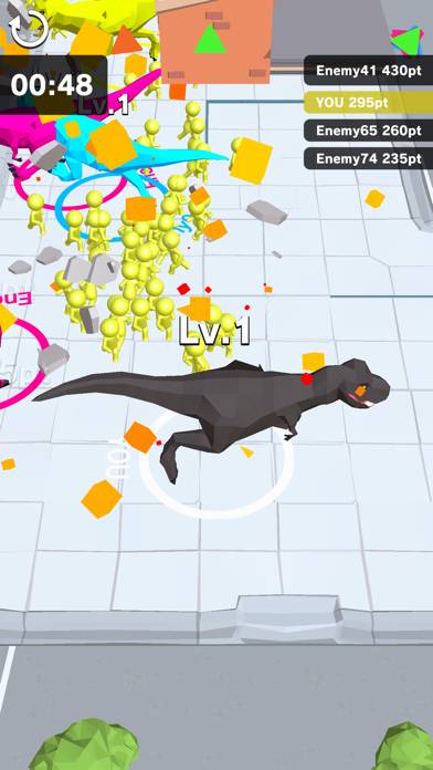 Dinosaur Rampage Скриншот приложения #3