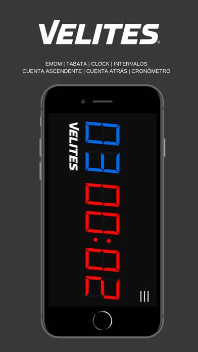 Velites WOD Interval Timer Capture d'écran de l'application
