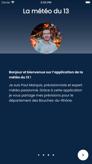 La Météo du 13 Capture d'écran de l'application