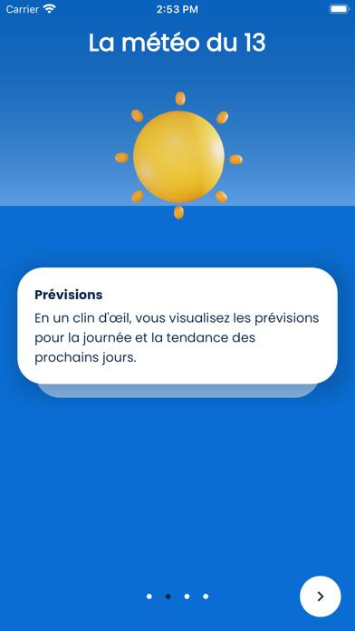 La Météo du 13 Capture d'écran de l'application