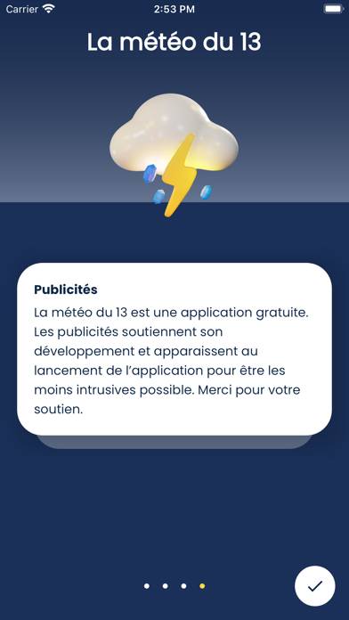 La Météo du 13 Capture d'écran de l'application
