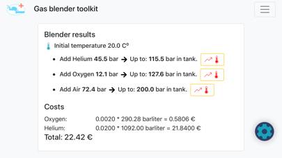 Gas blender toolkit App skärmdump #3