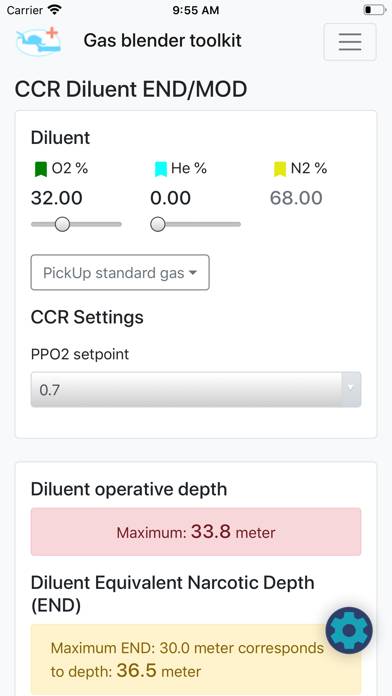 Gas blender toolkit App-Screenshot #6
