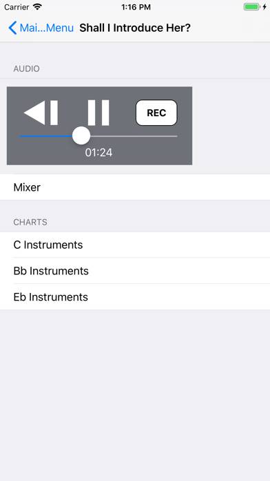 BRS Quartet BRAZIL Play Along Captura de pantalla de la aplicación