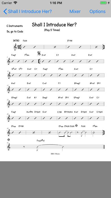 BRS Quartet BRAZIL Play Along Captura de pantalla de la aplicación