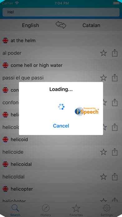 English Catalan Dictionary plus Captura de pantalla de la aplicación #2