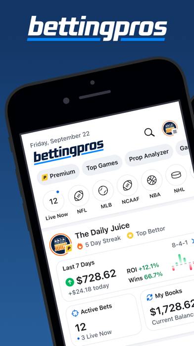 BettingPros: Sports Betting App screenshot #1