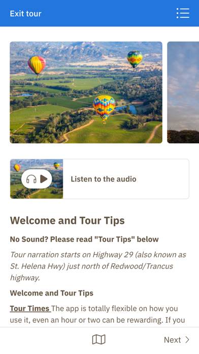 Napa Valley Tour App screenshot #4