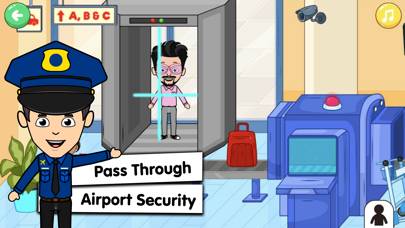 Tizi stad - Min flygplats spel skärmdump