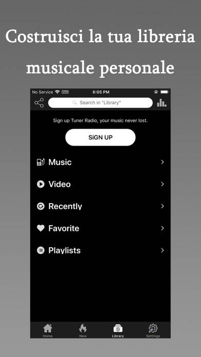 Tuner Radio Plus Captura de pantalla de la aplicación #2
