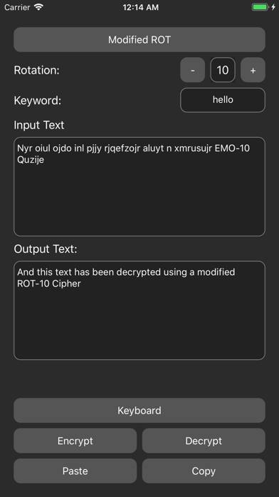 Cipher App screenshot