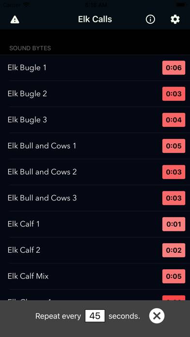 Elk Calls & Hunting Sounds App screenshot #1