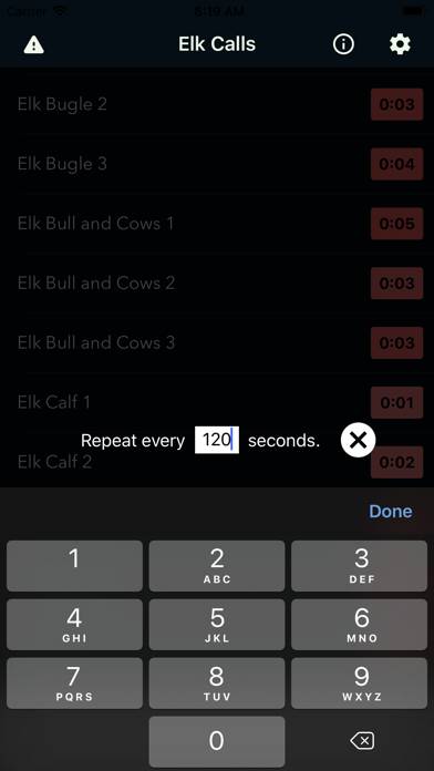 Elk Calls & Hunting Sounds App screenshot #3