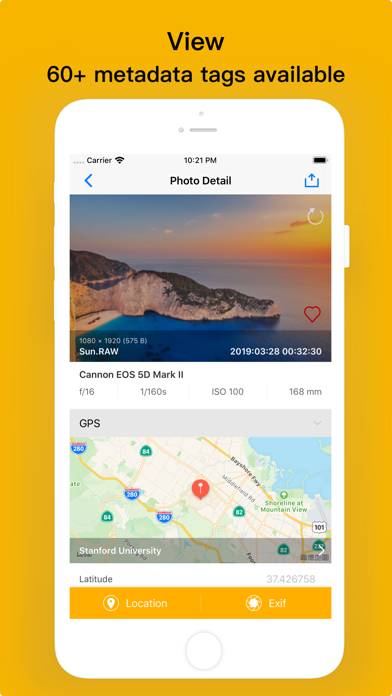 Exif Viewer App-Screenshot #1