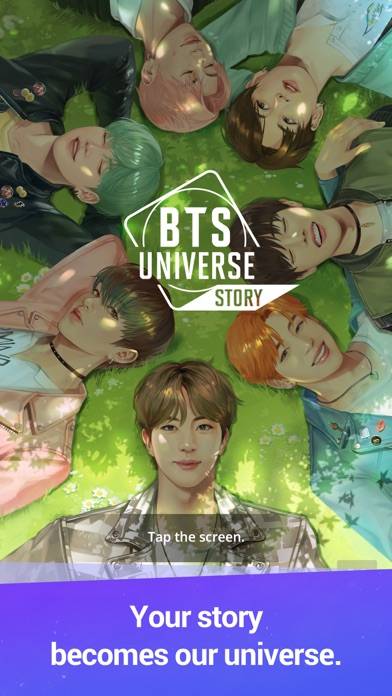 Descarga de la aplicación BTS Universe Story