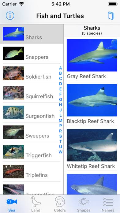 Palmyra Atoll Nature Guide App screenshot