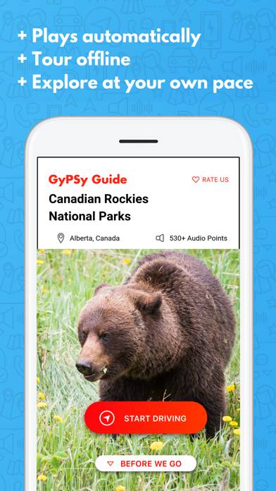 Canadian Rockies GyPSy Guide App screenshot