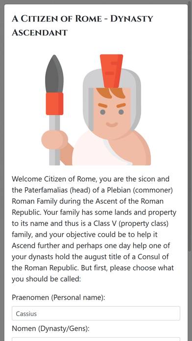 Citizen of Rome Captura de pantalla de la aplicación #1