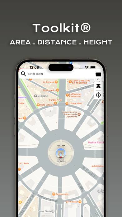 Planimeter: Map Measure Schermata dell'app #5