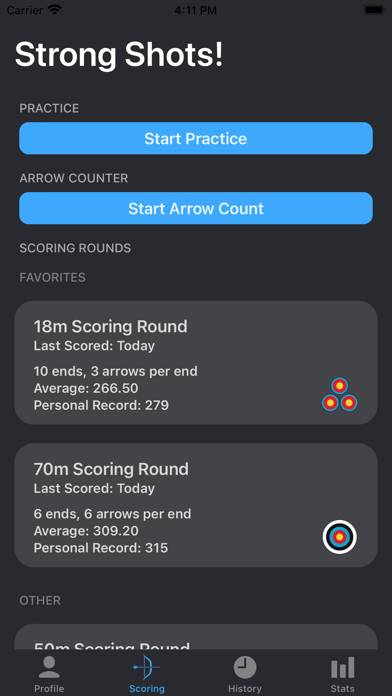 Rise - Archery Scoring Tracker captura de pantalla