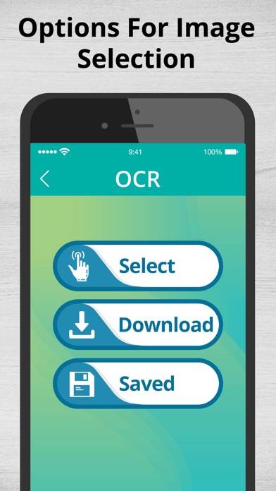 Parola OCR documento scanner Schermata dell'app #1