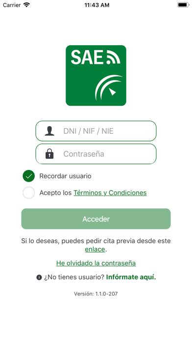 Servicio Andaluz de Empleo Captura de pantalla de la aplicación #1