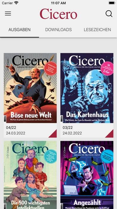 Cicero Magazin screenshot