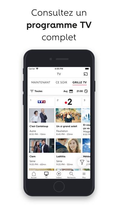 Sfr Tv Capture d'écran de l'application