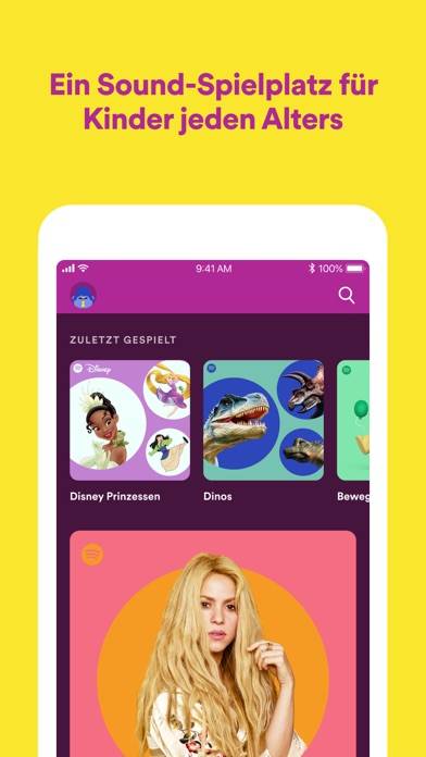 Spotify Kids App skärmdump #1