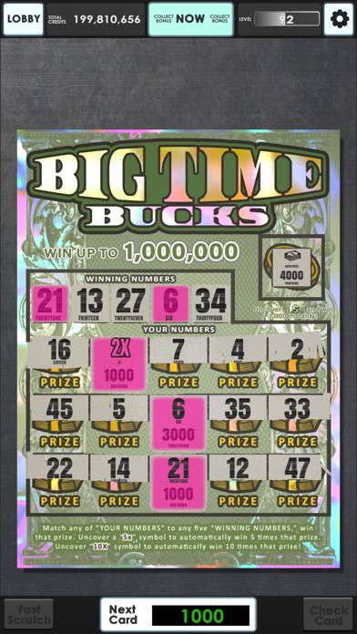 Lucky Lottery Scratchers App screenshot #3