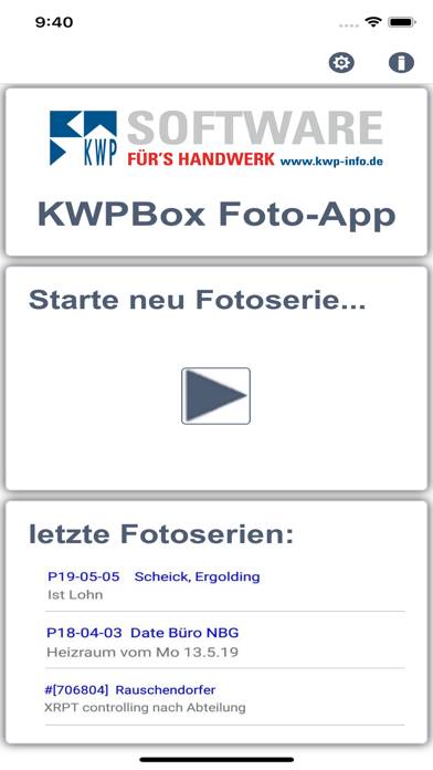 KWPBox Foto-App Bildschirmfoto
