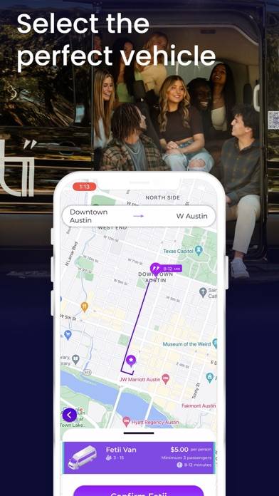 Fetii Ride App screenshot