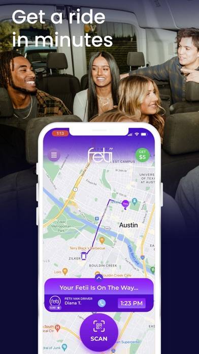 Fetii Ride App screenshot
