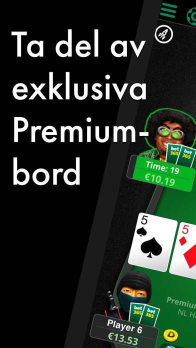 Poker på bet365: Texas Hold'em App skärmdump #1