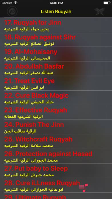 Ultimate Ruqyah Shariah MP3 Schermata dell'app #4