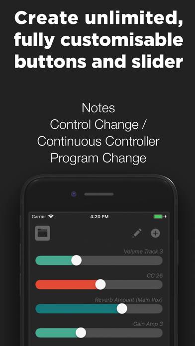 Midi Controller Schermata dell'app #3