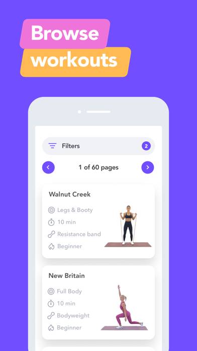 Fitingo- Weight Loss Workouts Captura de pantalla de la aplicación #5