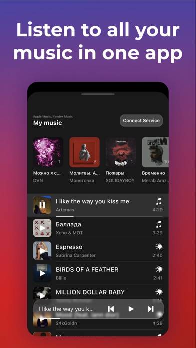 Transfer Music App screenshot