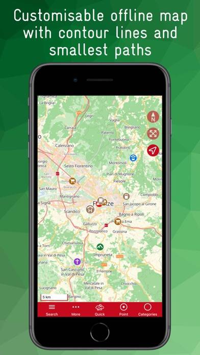 Florence Offline Map App skärmdump #1