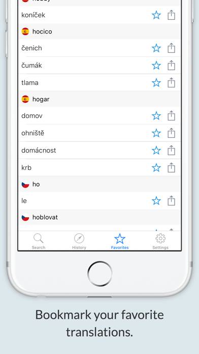 Spanish Czech Dictionary plus App screenshot #4