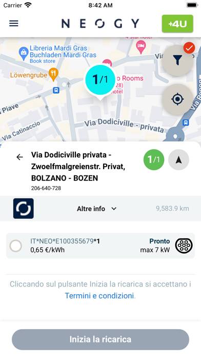 Neogy Mobility Schermata dell'app
