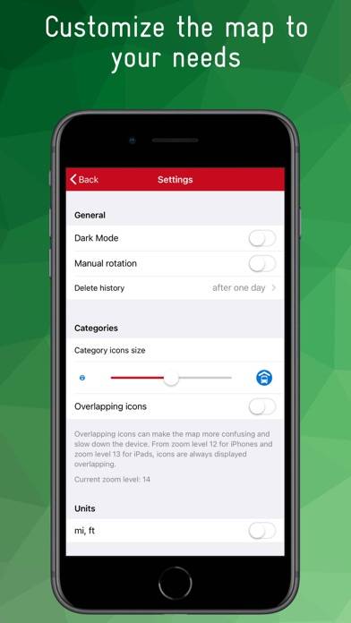 Brüssel Offline App-Screenshot