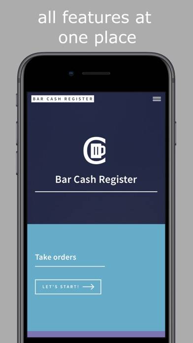 Bar Cash Register PRO App screenshot #1