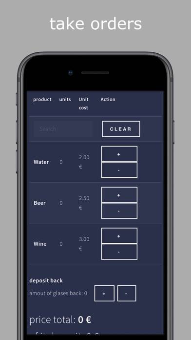 Bar Cash Register PRO App-Screenshot #3
